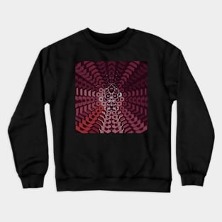 Electroluminated Skull Radiate - Sangria Crewneck Sweatshirt